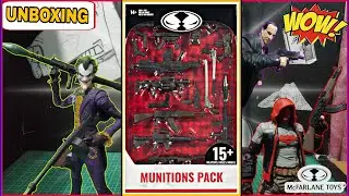 Abriendo y Revisando el Munitions Pack número 1 de mcfarlane toys,increíbles accesorios para figuras