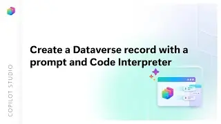 Как создать запись Dataverse с помощью командной строки и интерпретатора кода
