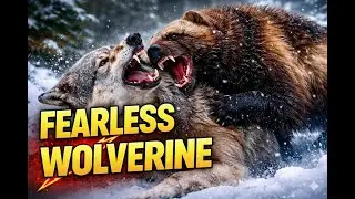 FEARLESS WOLVERINE: The Small Predator That Even Wolves Fear.