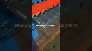 Galvateja ternium glazed tile roof sheet roll forming machine