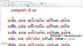 Il verbo eo e i suoi composti