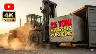 Dev Mermer Blokları Konteynere Nasıl Y&uuml;klenir? 🚜 (Block Marble Stuffing) - 4K