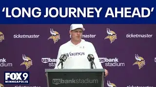Vikings coach Kevin O'Connell reacts after 22-6 loss to Falcons