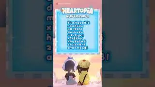 Heartopia Redeem Codes #heartopia #shorts