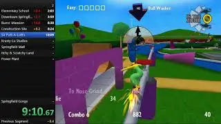 The Simpsons: Skateboarding - Any% Speedrun - 28:31