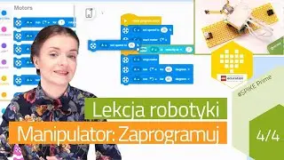 Budujemy i programujemy Manipulator z LEGO SPIKE Prime - część 4 - Zaprogramuj robota