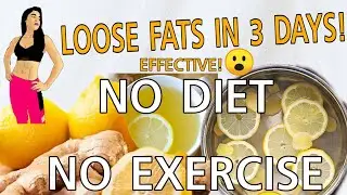 GINGER LEMON TEA for WEIGHT LOSS |INSTANT FLAT BELLY| 3 MINUTES IMMUNE BOOSTER| NATURAL HOME REMEDY