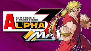 Ken (vs Hardest AI) l STREET FIGHTER Alpha 3 Max [PSP] Gameplay (Arcade Mode) #10