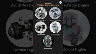 Amazing Engine Concepts 🔥 #engine #automobile #engineering #concerts #animation #technology #shorts