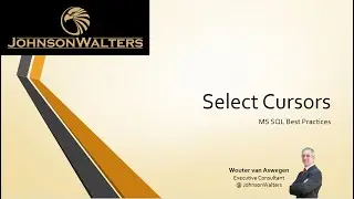 T-SQL Select Cursor best practice
