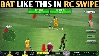 Real cricket swipe Batting Tips || Chapter Missions ||