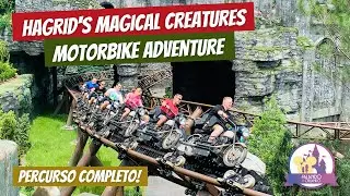 Percurso Completo Hagrid&rsquo;s Magical Creatures Motorbike Adventure - Montanha-Russa do Hagrid