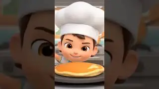 kid making pencake #kidsshorts #magic #kidsvideo #magician