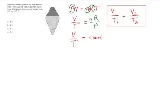 Charles's Law Sample Question