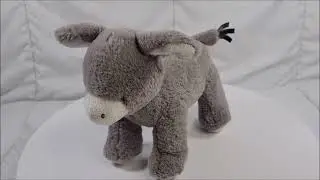 Carters Grey And White Donkey Mule Baby Plush Soft Stuffed Animal 8