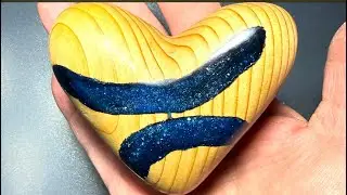 Amazing Wood/ Resin Heart DIY 