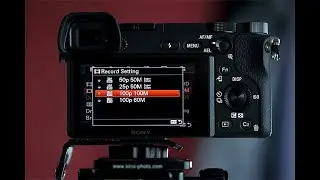 HOW TO SET 120 FPS SONY A6300 when you reset due to any issue&nbsp;2021