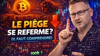 Bitcoin : le pi&egrave;ge se met en place&hellip; (100k, faux d&eacute;part, bull trap &agrave; 107k) #crypto #bitcoinlive