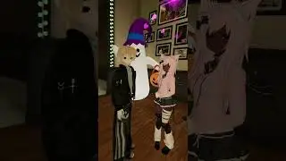 Stare of doom #viral #vrchat #memes #viralmemes #vrc #skit #vr #halloween #public