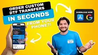 Ninja Transfers App Launch 🚀 | How to Order DTF Transfers and Print On-the-Go on Mobile 📲