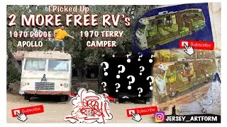 I Got 2 More FREE RV&rsquo;s - 1970 DODGE APOLLO BUS & 1970 TERRY CAMPER