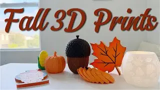 Fall 3D Print Compilation #ilovefall #autumn #3dprintingfun