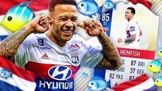 OMG 85 STRIKER MEMFISH DEPAY! THE BEST LYON SQUAD IN FIFA! FIFA 18 ULTIMATE TEAM