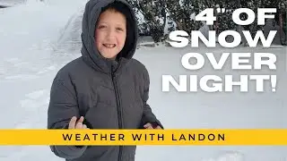 Landon Reports on the Snow Storm on January 21 in Chicago!