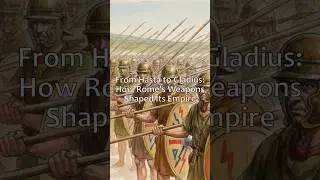 From Hasta to Gladius: How Rome's Weapons Shaped Its Empire #History #Rome