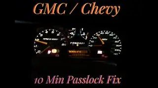 GMC Chevy Passlock 10 Minute Starting Issue Solved