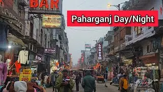 Paharganj Main Market Delhi, Paharganj Delhi 🇮🇳, India walking tour