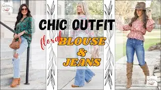 2024 Fashion Trends | Styling Floral Print Blouses with Jeans: Effortlessly Chic&nbsp;Outfits&nbsp;ideas
