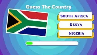 Bulk 9 Purple Blue Fun Illustrative Guess The Country Flag Animated Interactive Game Presentation