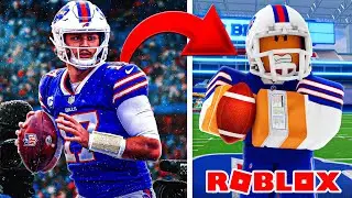 RECREATING The INSANE Bills Vs Ravens COMEBACK In Roblox NFL Universe Football!