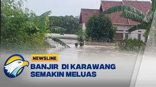 Banjir 1 Meter di Karawang Meluas, 2 Desa Terendam [Newsline]