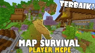 MAP SURVIVAL PLAYER MCPE 1.21 INI NIAT BANGET!
