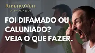 Fui difamado o que fazer