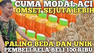 CUMA MODAL ACI OMSET SEJUTA LEBIH ! JUALAN PALING UNIK RAME PEMBELI SEKALI BELI 100 RIBU ! IDE USAHA