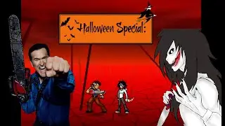 MUGEN JUS : Ash Williams and Jeff The Killer (Especial de Halloween)