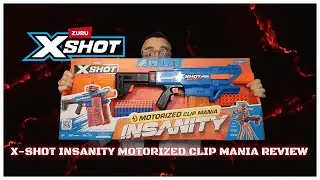 REVIEW: 10 Things You Need to Know About the X-Shot Insanity Motorized Clip Mania Blaster
