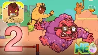 Burrito Bison: Launcha Libre Gameplay Walkthrough Part 2 - Bernerds The Big (iOS, Android)
