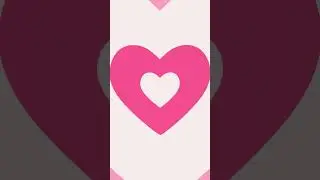 The Secret to a Soft Love Heart - Love Heart Tunnel Background#calm,#shorts #colorfulbackground