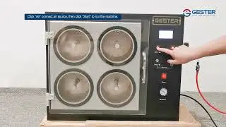 4 Test Chambers Random Tumble Pilling Tester GT-C19B