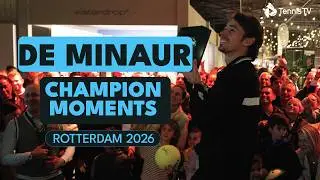 Behind-The-Scenes With Champion De Minaur! | Rotterdam 2026 Highlights