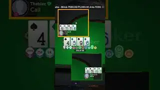 How could Blez NOT shove there?? #highstakespoker #potlimitomaha #pokerplayer #pokerbluff #poker