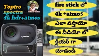 How to fix the Toptro spectra projector 4k+dalby atmos setting// Fire stick dalby atmos setting//#yt