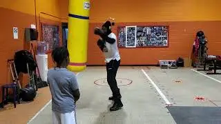 GERVONTA TANK DAVIS COACH CALVIN FORD TRAINING IN WORK BOOTS