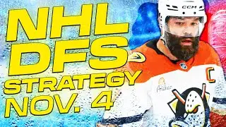 NHL DFS Strategy Tuesday 11/4/25 | DraftKings & FanDuel Daily Fantasy Hockey Picks