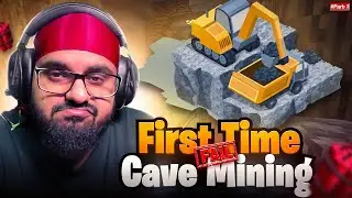 First Time Cave Mining Ends in Fail | Punjabi Minecraft Noobs | PART 1