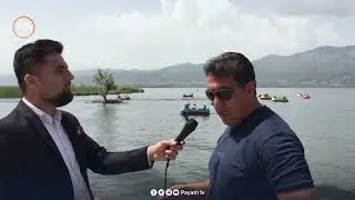 مەریوان.. هاووڵاتییەکی زۆر ڕۆژانە سەردانی دەریاچەى زرێبار دەکەن